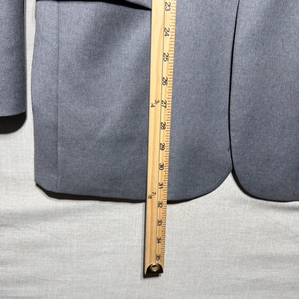 Jos. A. Bank Blazer Jacket Mens 40L Gray Slim Fit Professional Formal Wool